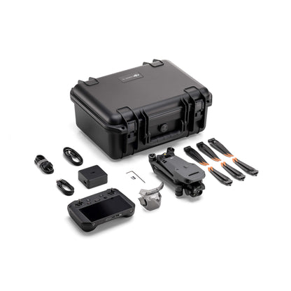 Complete DJI Mavic 3E drone bundle with hard carrying case and accessories