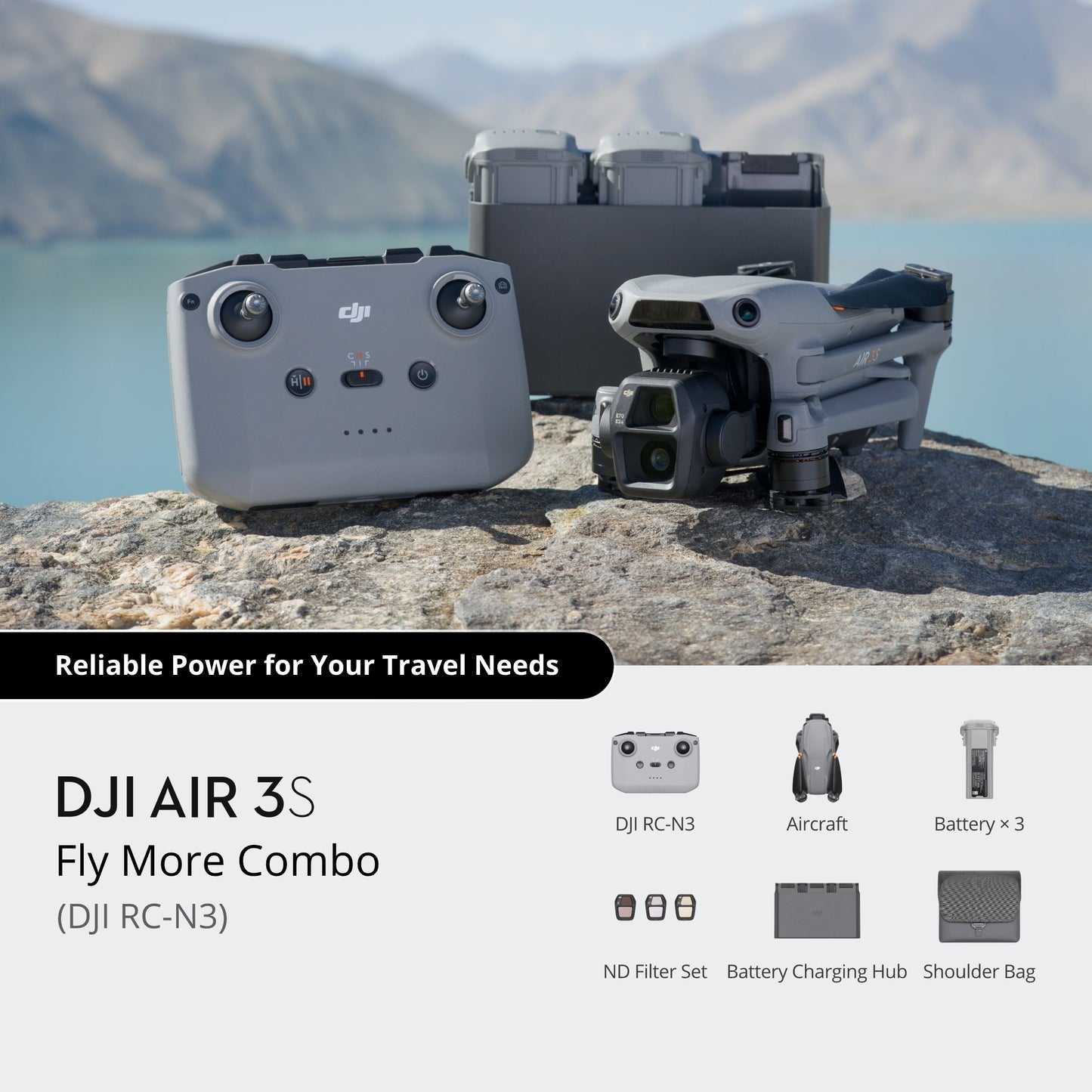 DJI Air 3S Dly More Combo (DJI RC-N3)