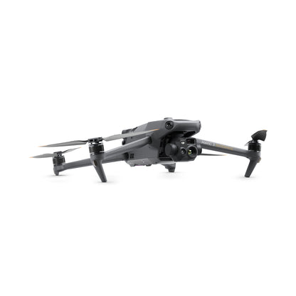 Side view of DJI Mavic 3T Thermal drone mid-flight for thermal imaging