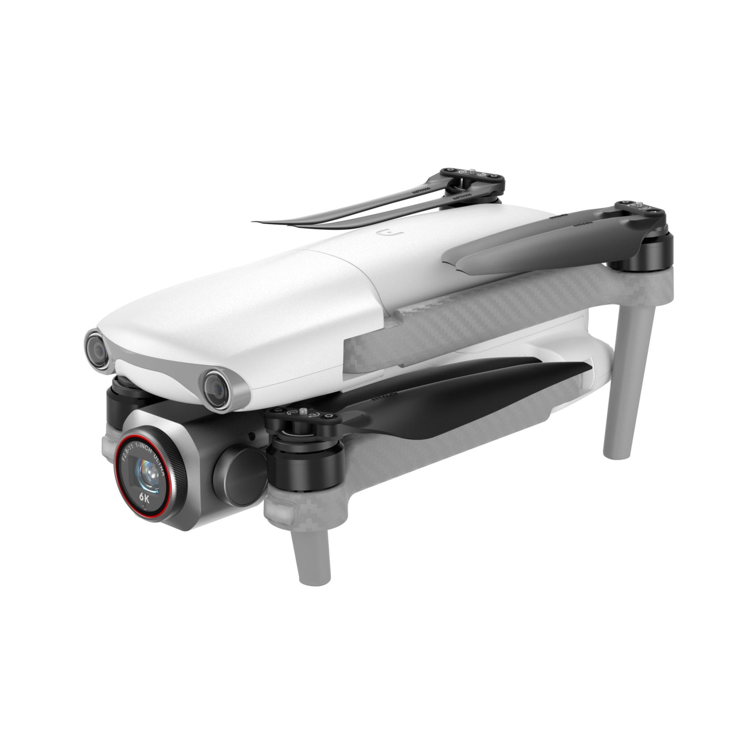 Folded white Autel EVO Lite drone for compact transport
