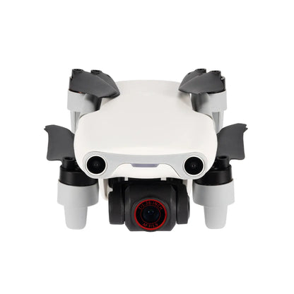 Folded front view of white Autel EVO Nano drone with camera