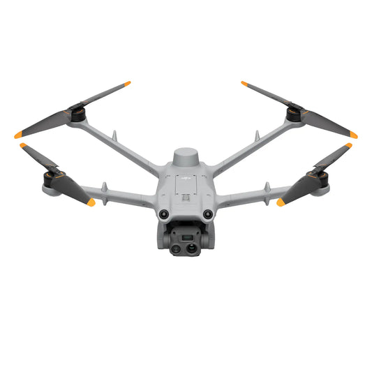 Front view of DJI Matrice 3TD drone with extended propellers