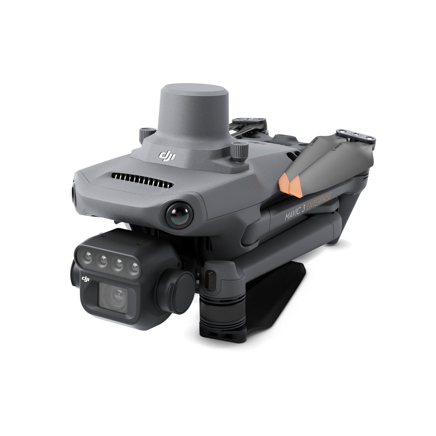 Angled view of the DJI Mavic 3M Multispectral folded