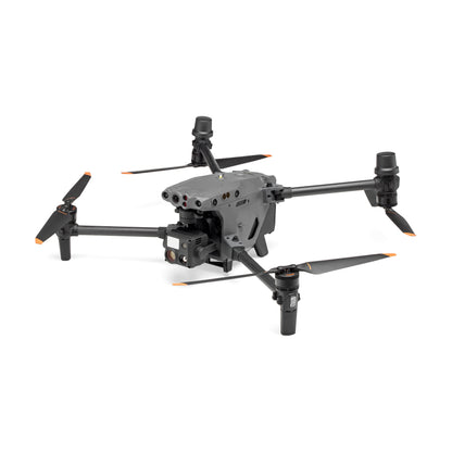 DJI Matrice 30T Thermal drone in flight showcasing thermal camera capabilities