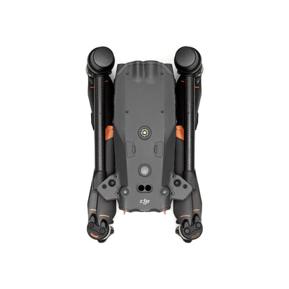 Top view of folded DJI Matrice 30T Thermal drone for compact storage and transport