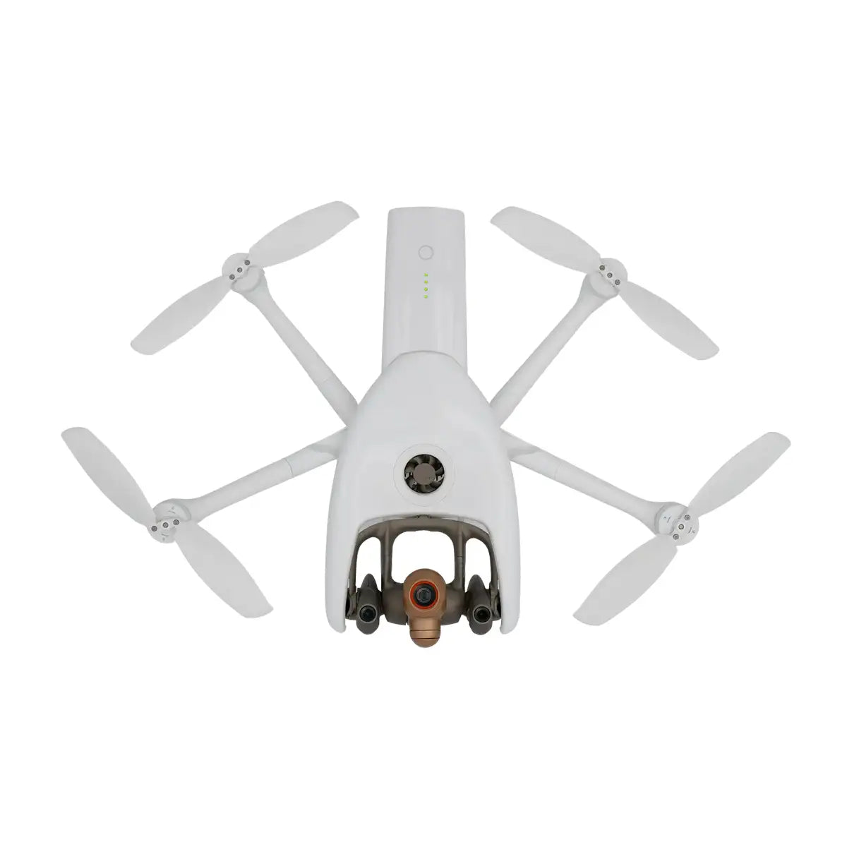 Top view of Parrot Anafi AI drone with extended propellers