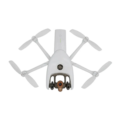 Top view of Parrot Anafi AI drone with extended propellers