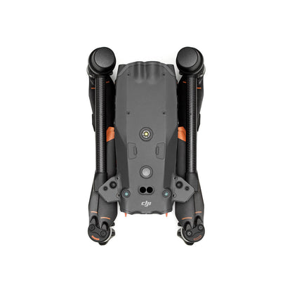 Top-down view of folded DJI Matrice 30 drone for compact storage