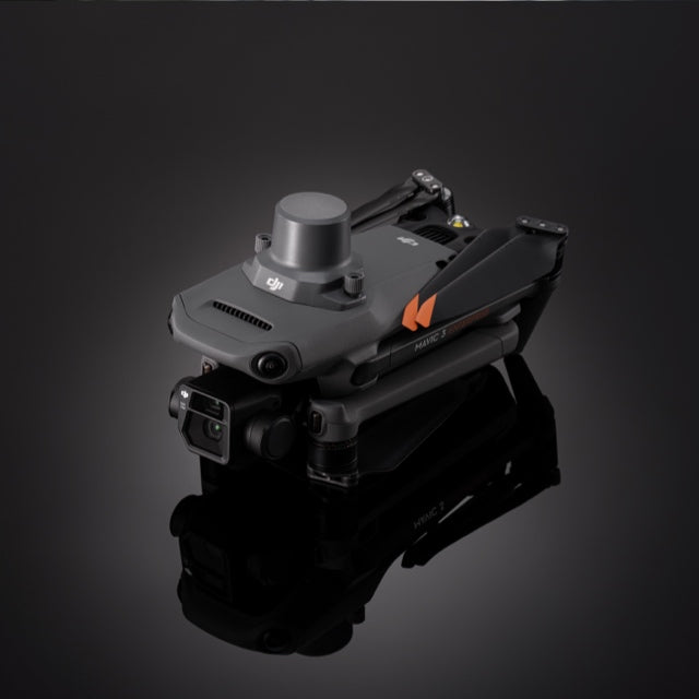 DJI Mavic 3 Enterprise RTK module mounted on a drone for real-time positioning
