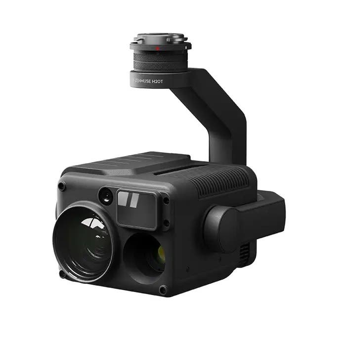 DJI Zenmuse H20T camera on gimbal mount