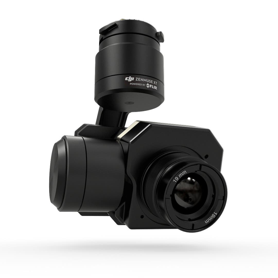 DJI Zenmuse XT V2.0 Thermal Camera, 640x512 resolution, 30 Hz refresh rate with 9mm lens